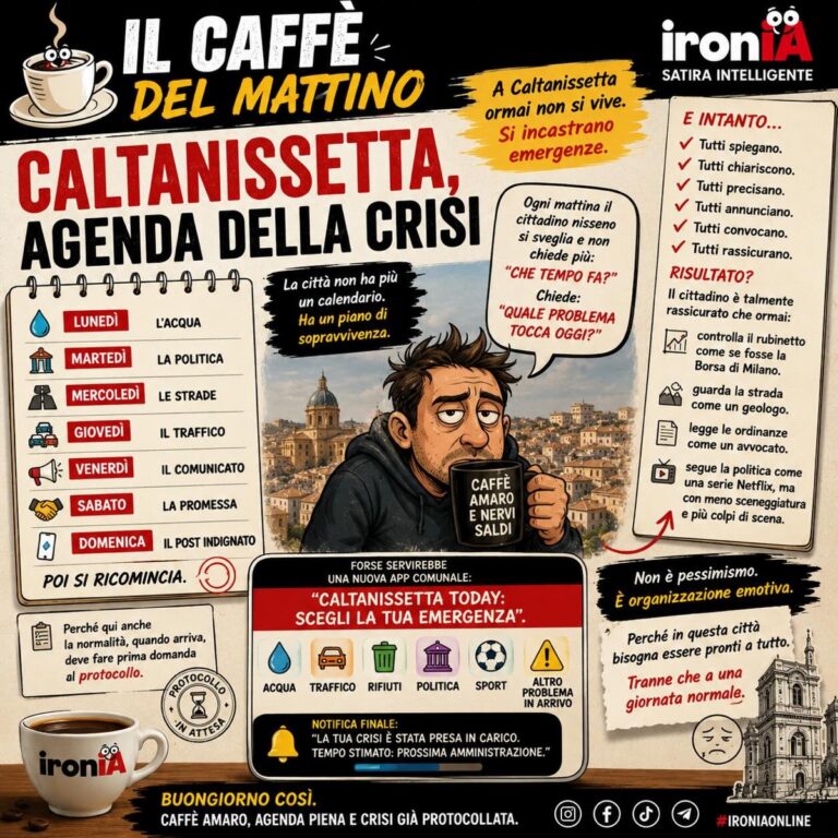 Caltanissetta, agenda della crisi