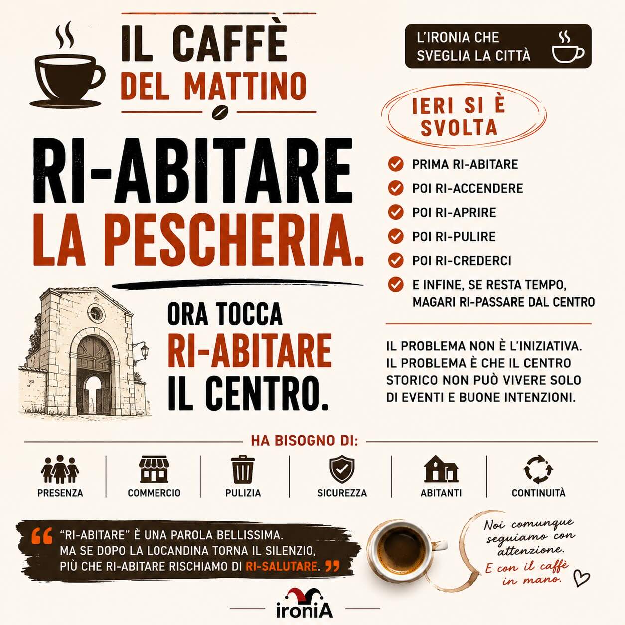 Caltanissetta, ri-abitare la Pescheria