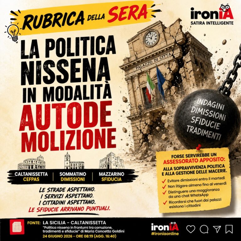 Nisseno, politica in autodemolizione