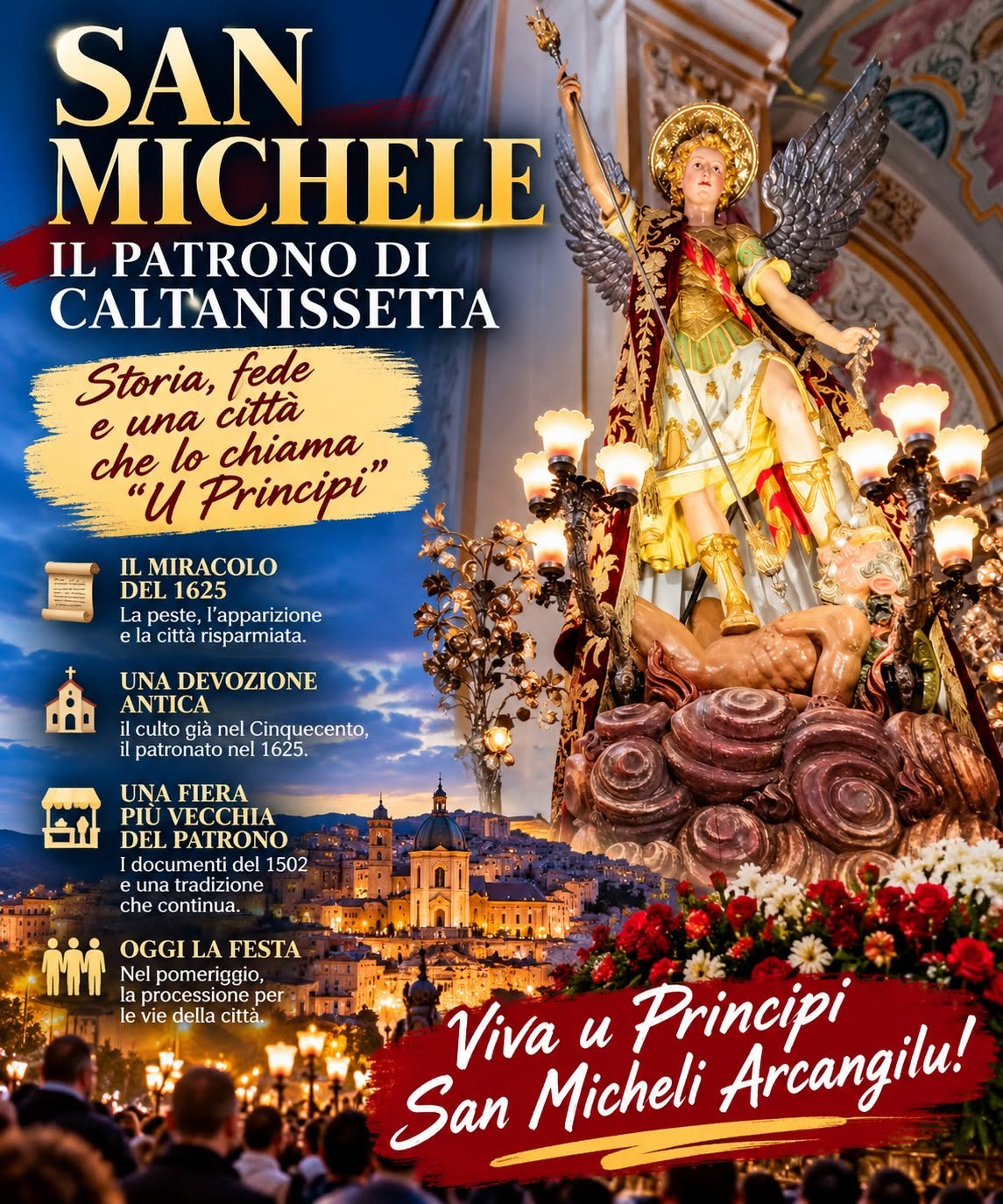 San Michele, come un Arcangelo diventò il “Principe” di Caltanissetta