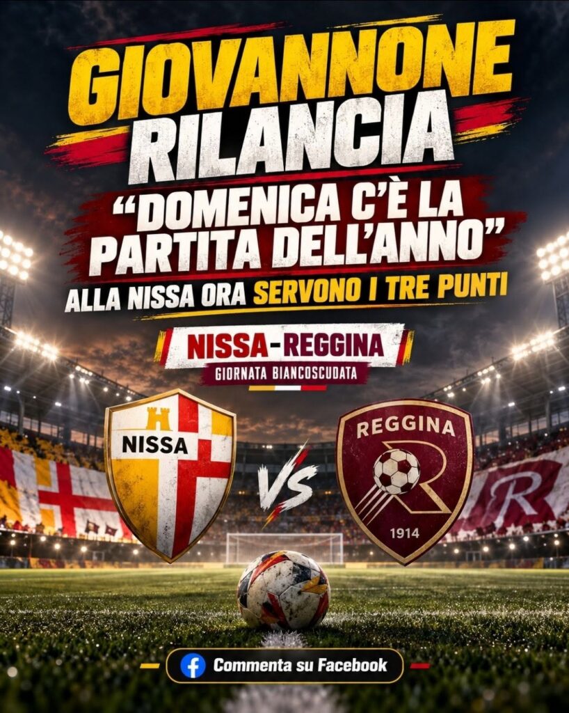 Luca Giovannone presenta Nissa-Reggina, la partita dell’anno